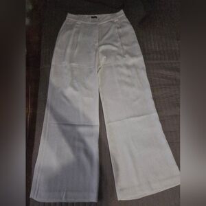 Elegant Off White Women's Dress Pants